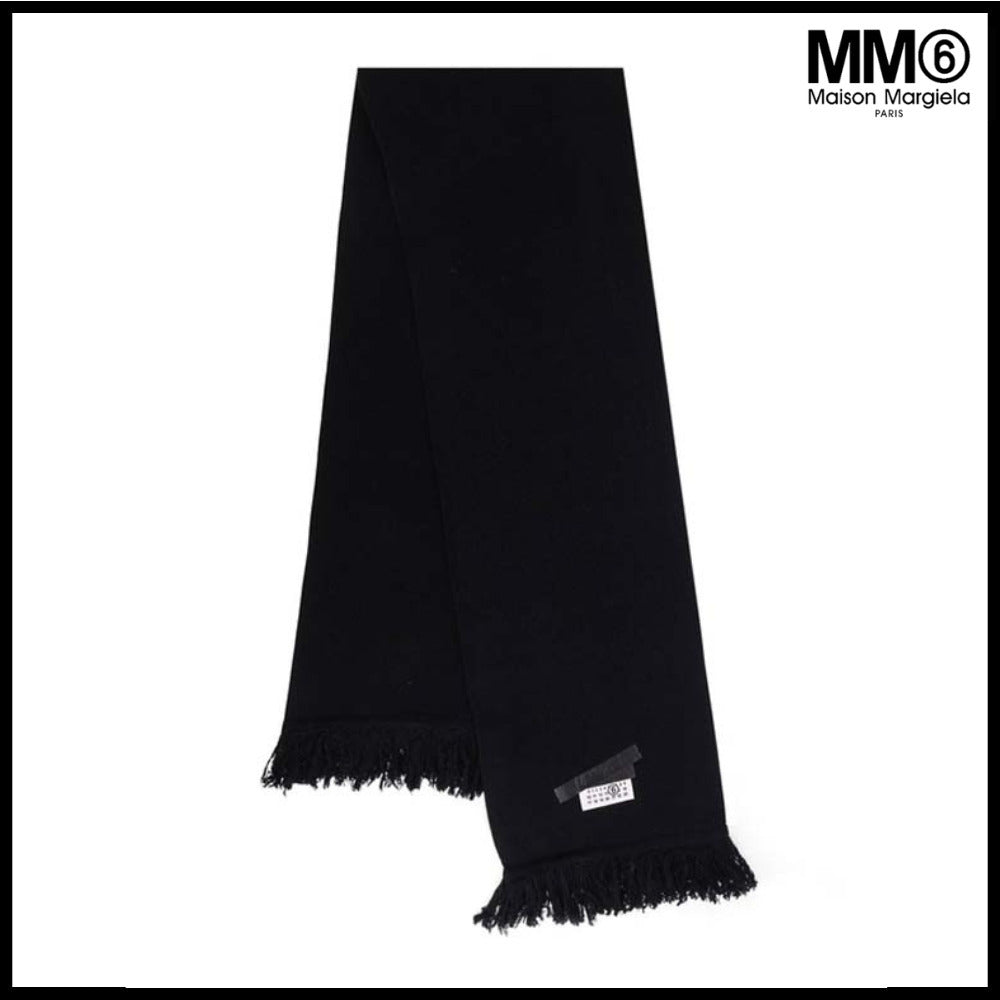 【MM6 Maison Margiela】Black muffler
