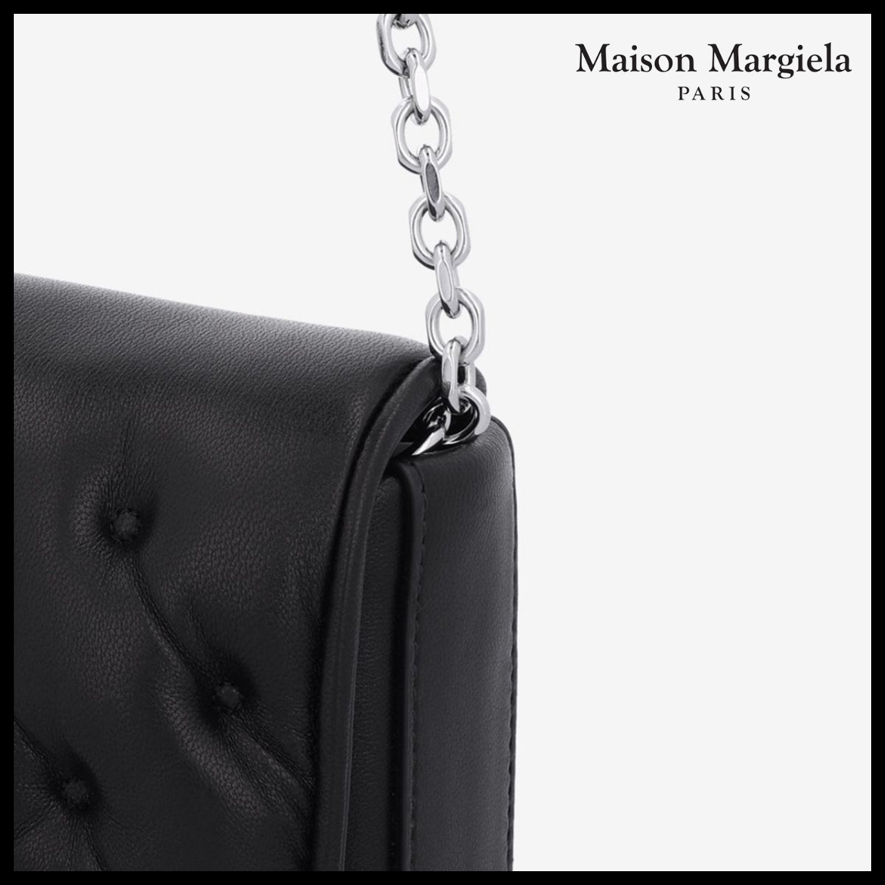 【Maison Margiela】Glam Slam Embroidered Flap Mini Pouch Bag