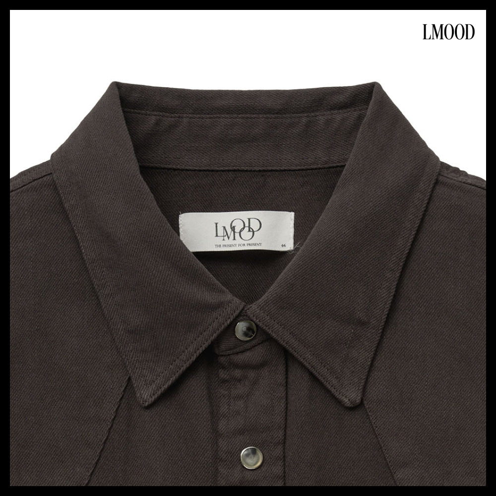 【LMOOD】Bad Guy Denim Western Shirt 3 Colors