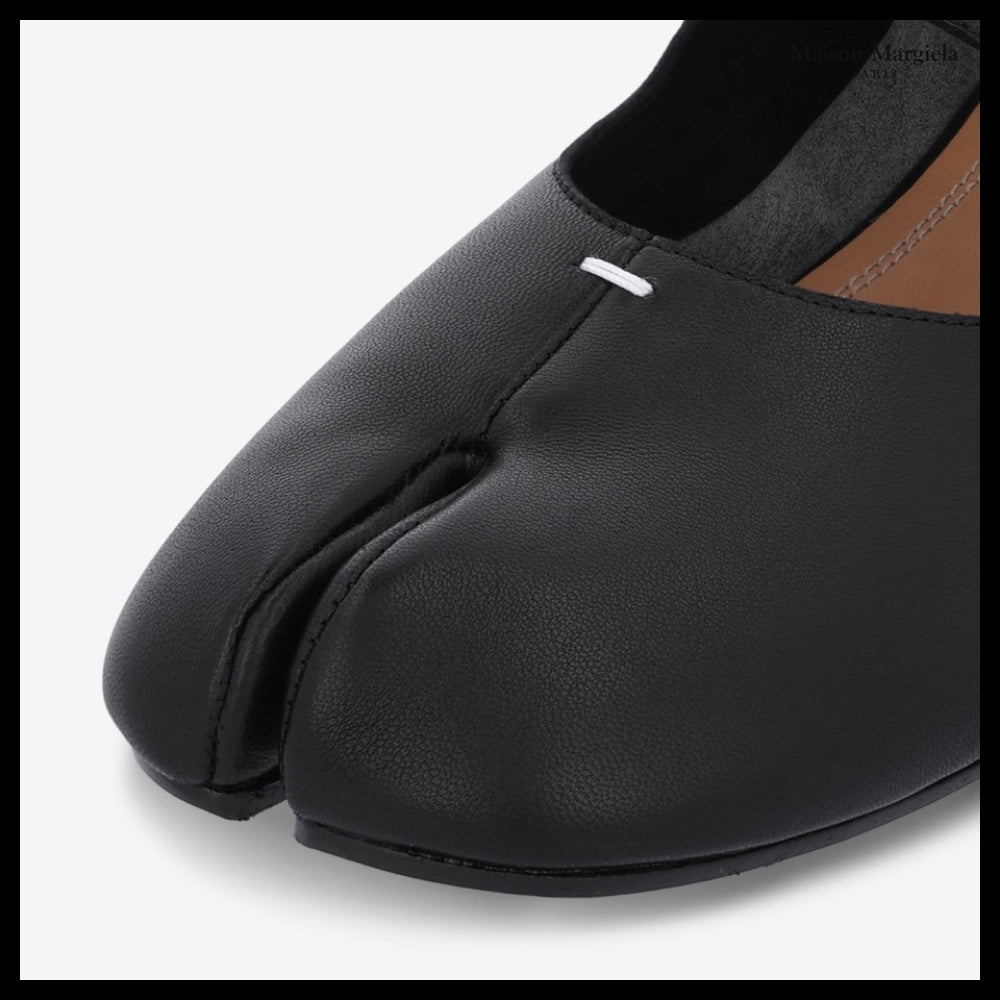 【Maison Margiela】Tabi Ballerina Flat Shoes Black