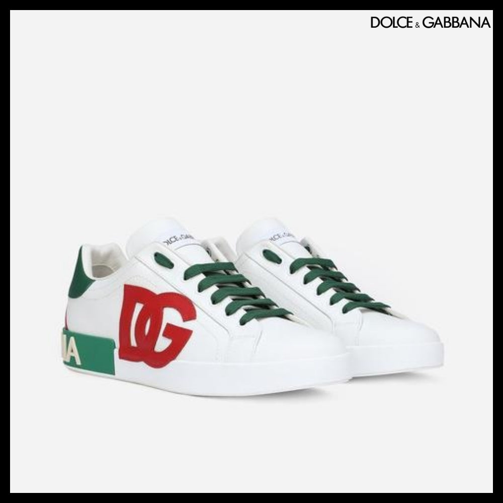 【Dolce&Gabbana】CALFSKIN PORTOFINO SNEAKERS