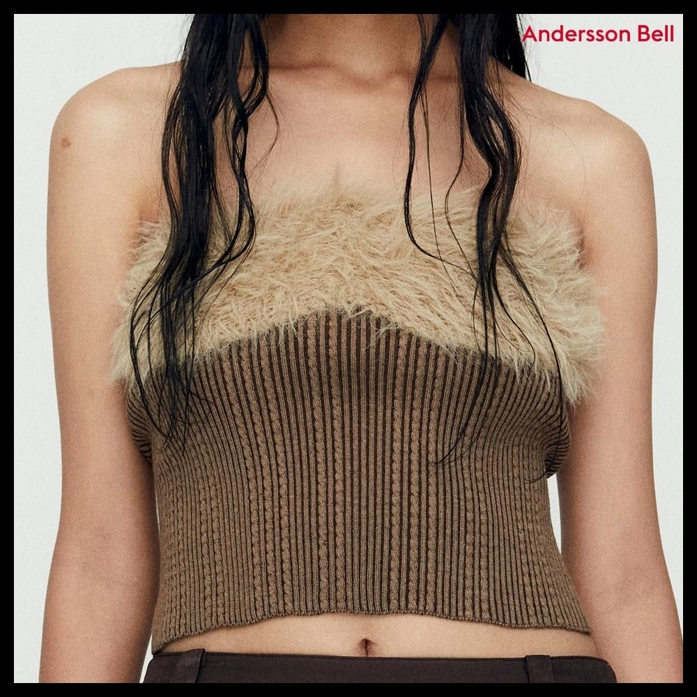 【ANDERSSON BELL】HAIRY KNIT TOP