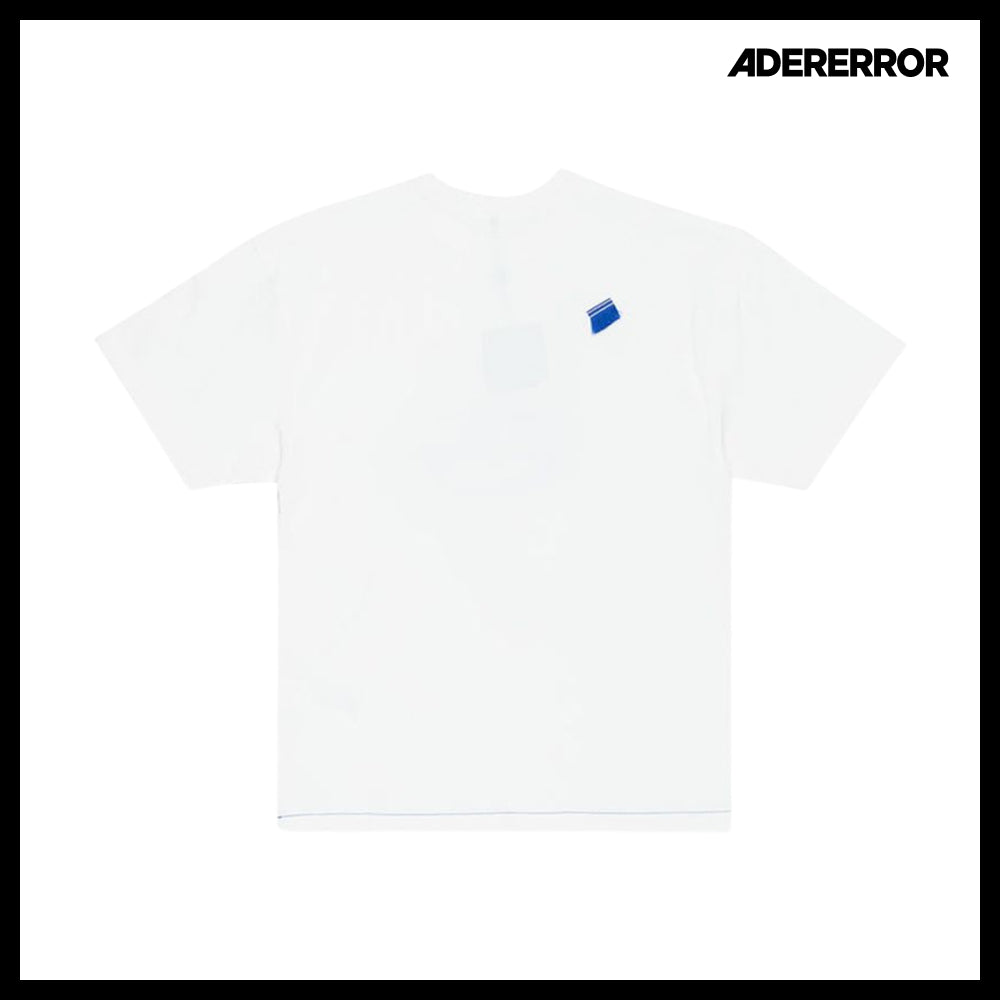 【ADERERROR】Semi Oversized Fit T-Shirt Off White