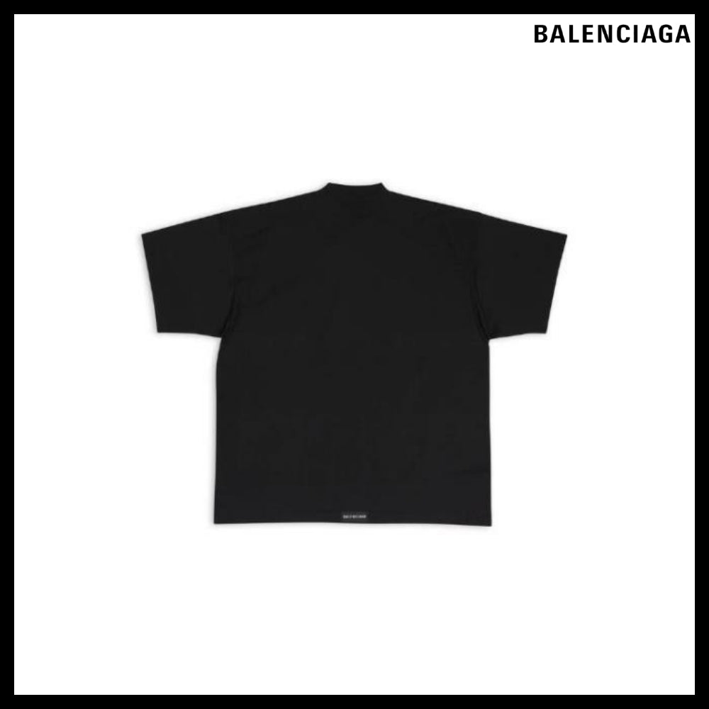 【BALENCIAGA】Tab Oversized T-Shirt 0100