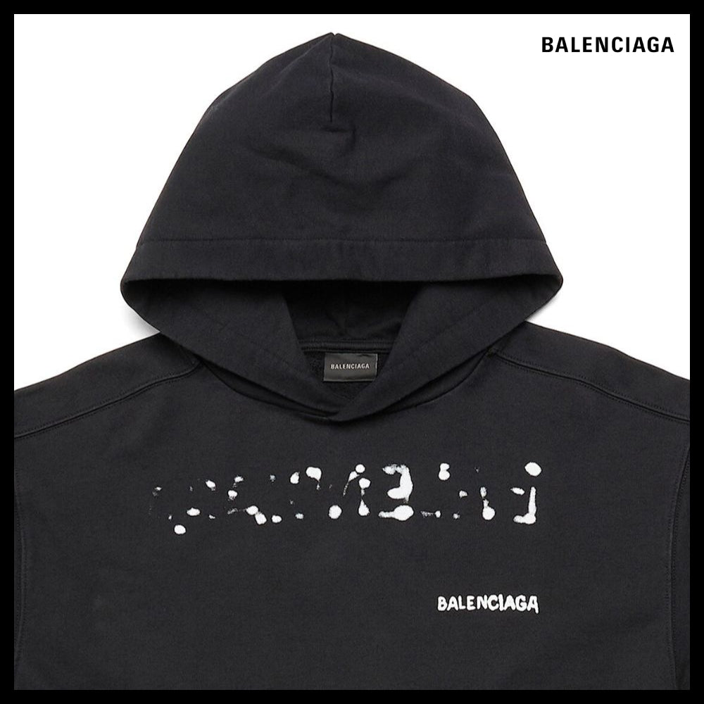 ★BALENCIAGAアウトレット セール ★Hand Drawn Logo Hoodie