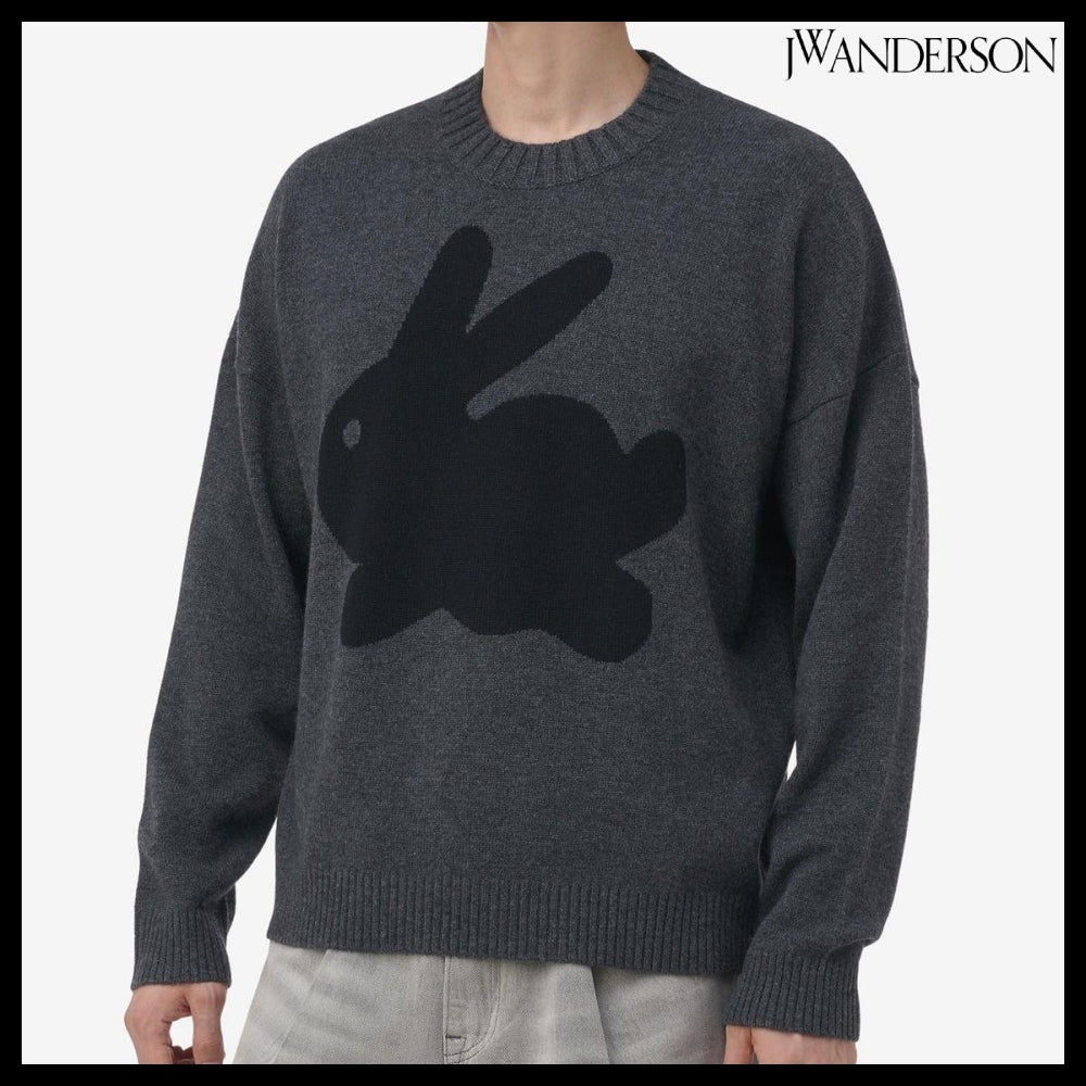 ◆JW ANDERSON◆ ニット Knit Charcoal ウール