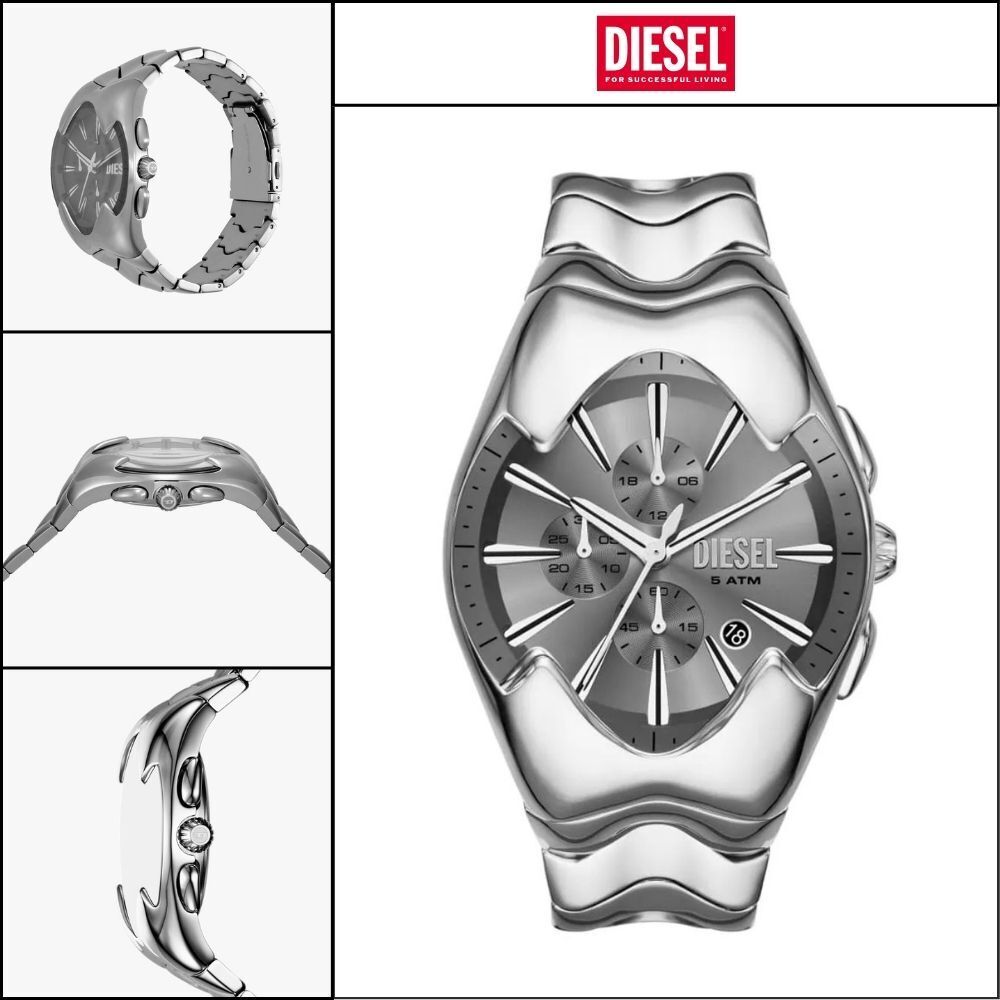 【DIESEL】Mercurial Chronograph Men’s Metal Watch