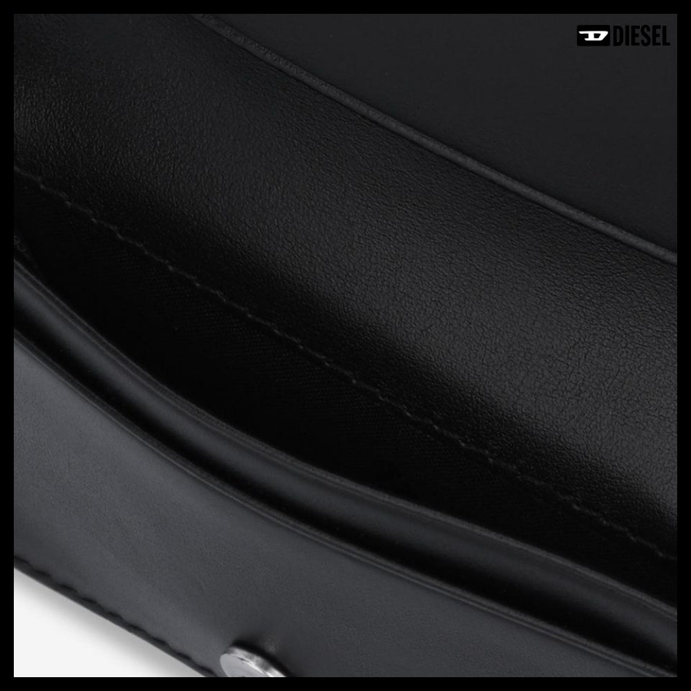 【DIESEL】1DR IV Card Holder Silver