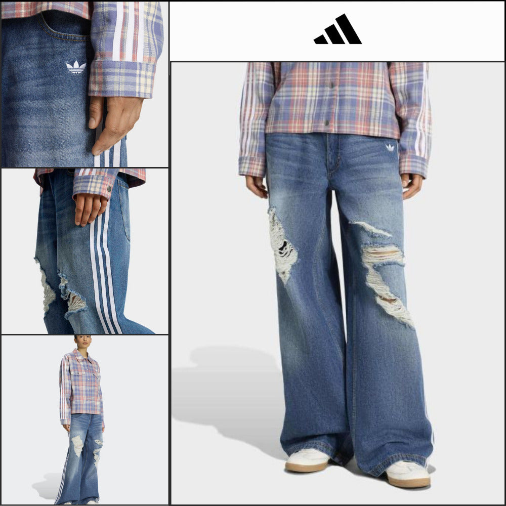 【ADIDAS】Denim Pants  Blue Denim