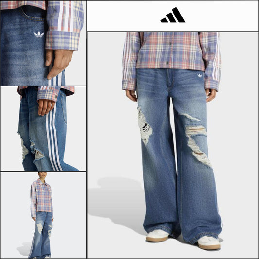 【ADIDAS】Denim Pants  Blue Denim