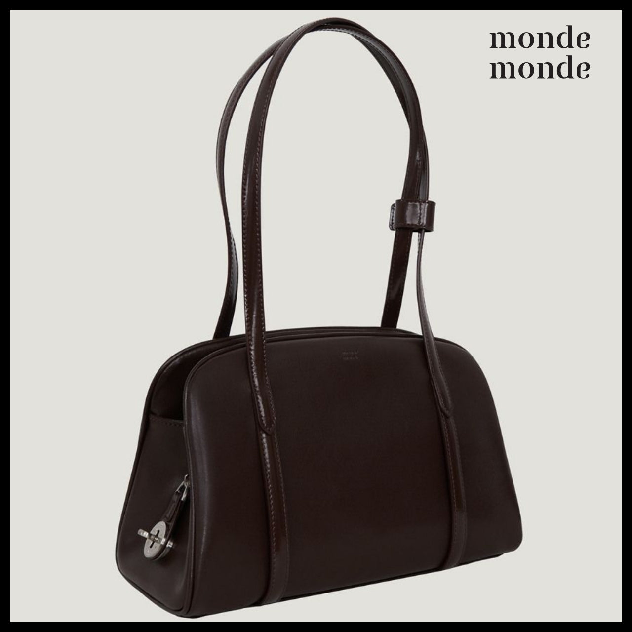 【monde monde】Moment Medium Shoulder Bag (4 Colors)
