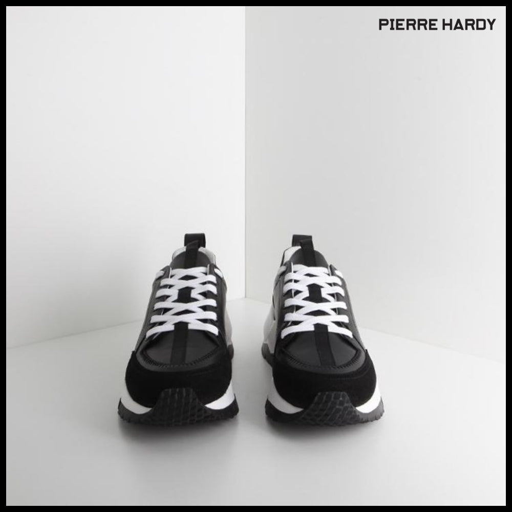 【Pierre Hardy】STREET LIFE Black Sneakers QX02Z