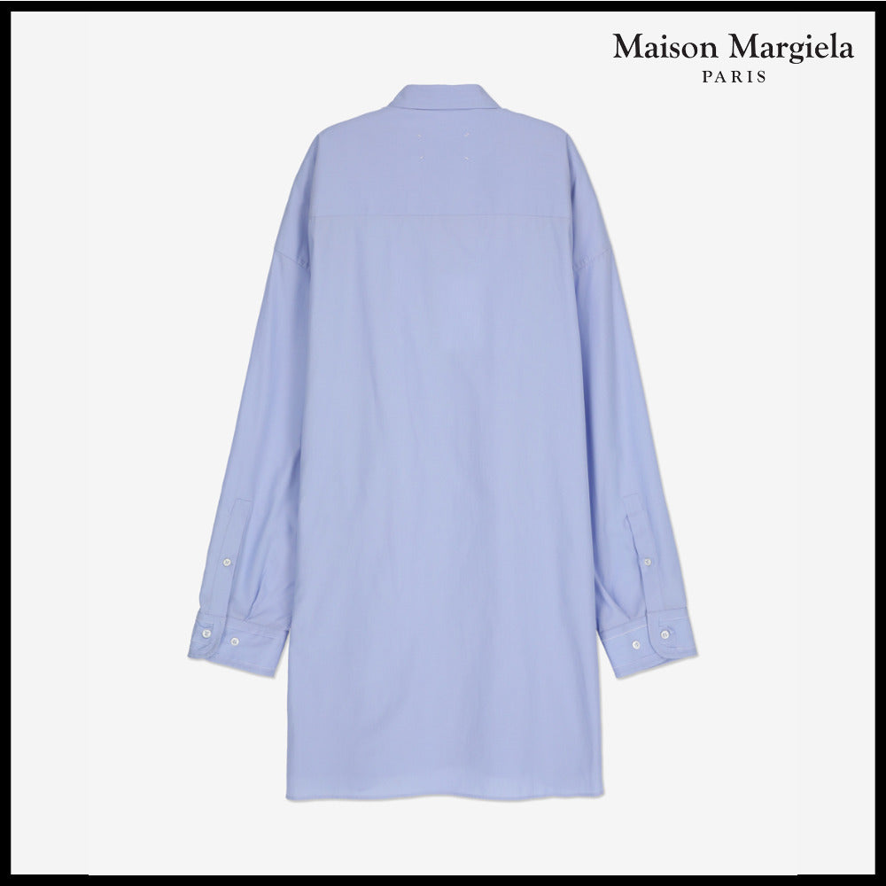 ★MAISON MARGIELA★ Oversized Shirt Light Blue