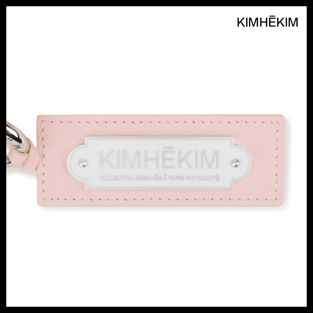 【kimhekim】Monroe Logo Key Ring Pink