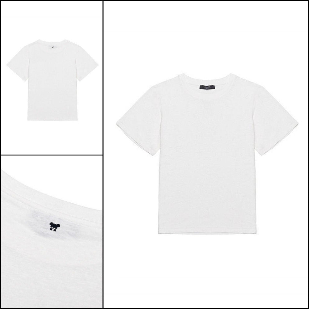 【Max Mara】Pelota Linen T-Shirt White