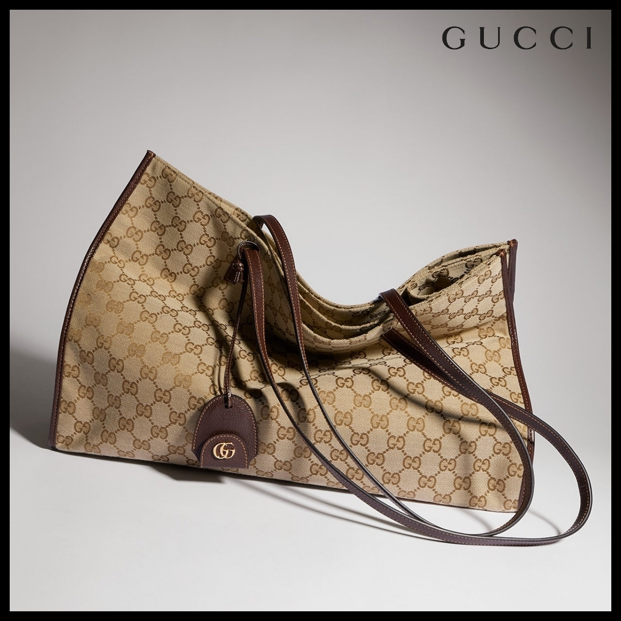 【GUCCI】Charm Large Tote Bag
