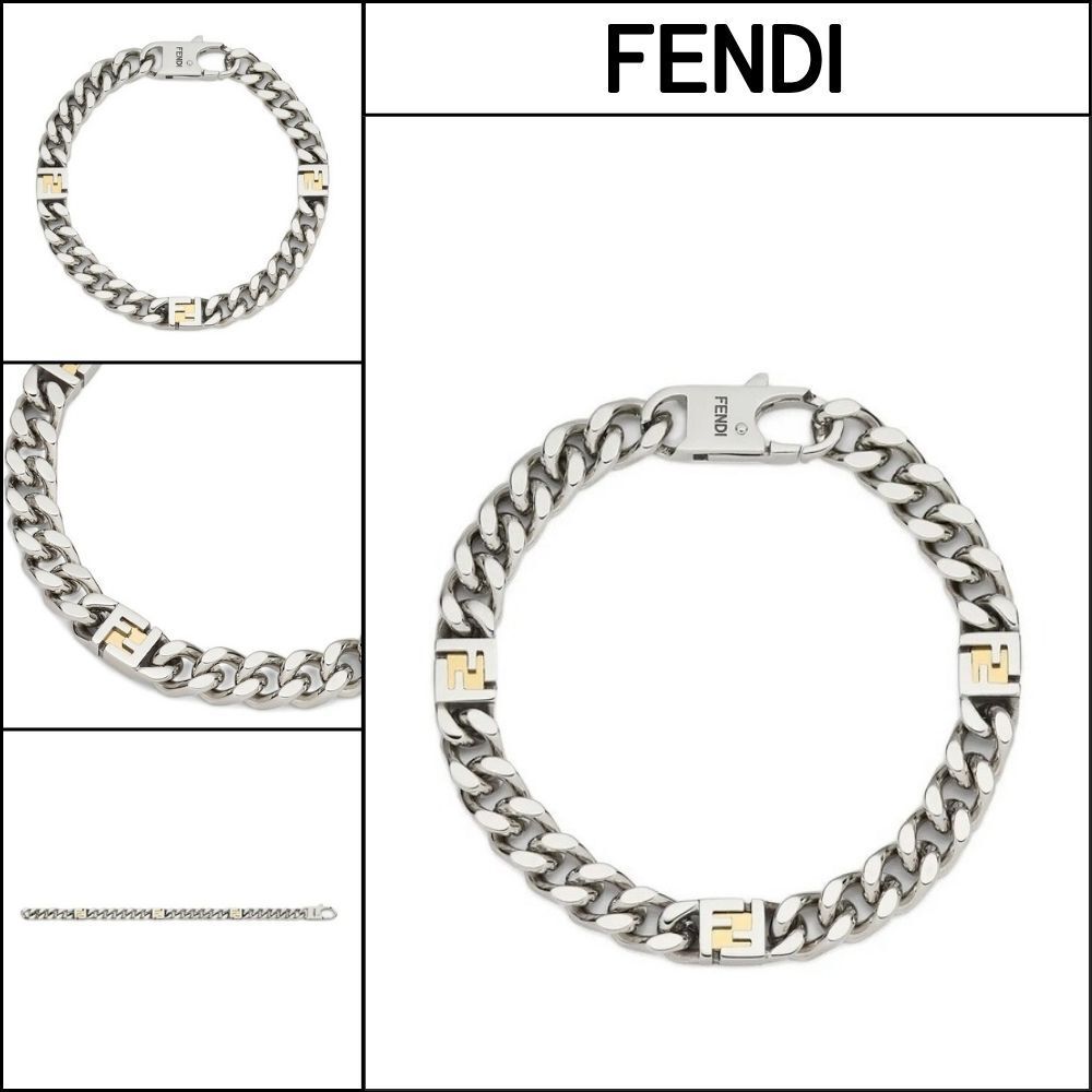 【FENDI】Silver Bracelet