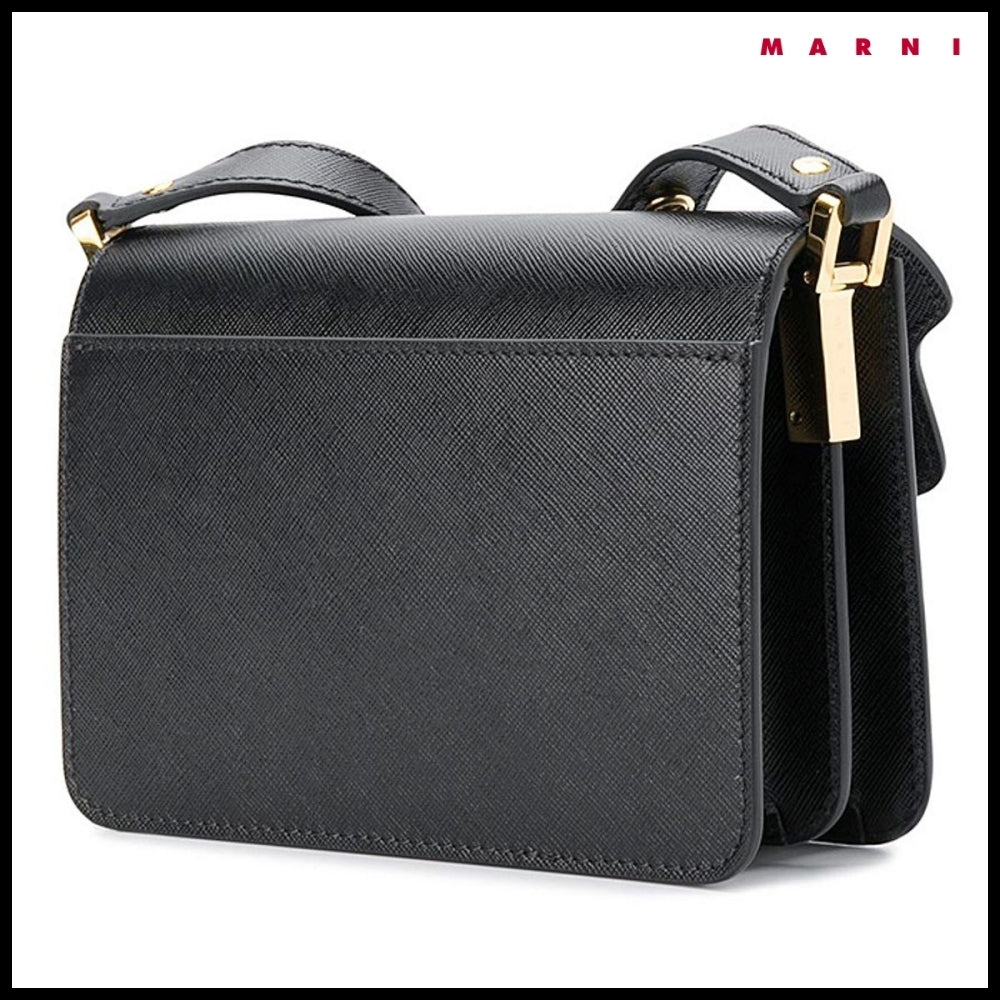 【MARNI】Trunk Mini Crossbody Bag - Black
