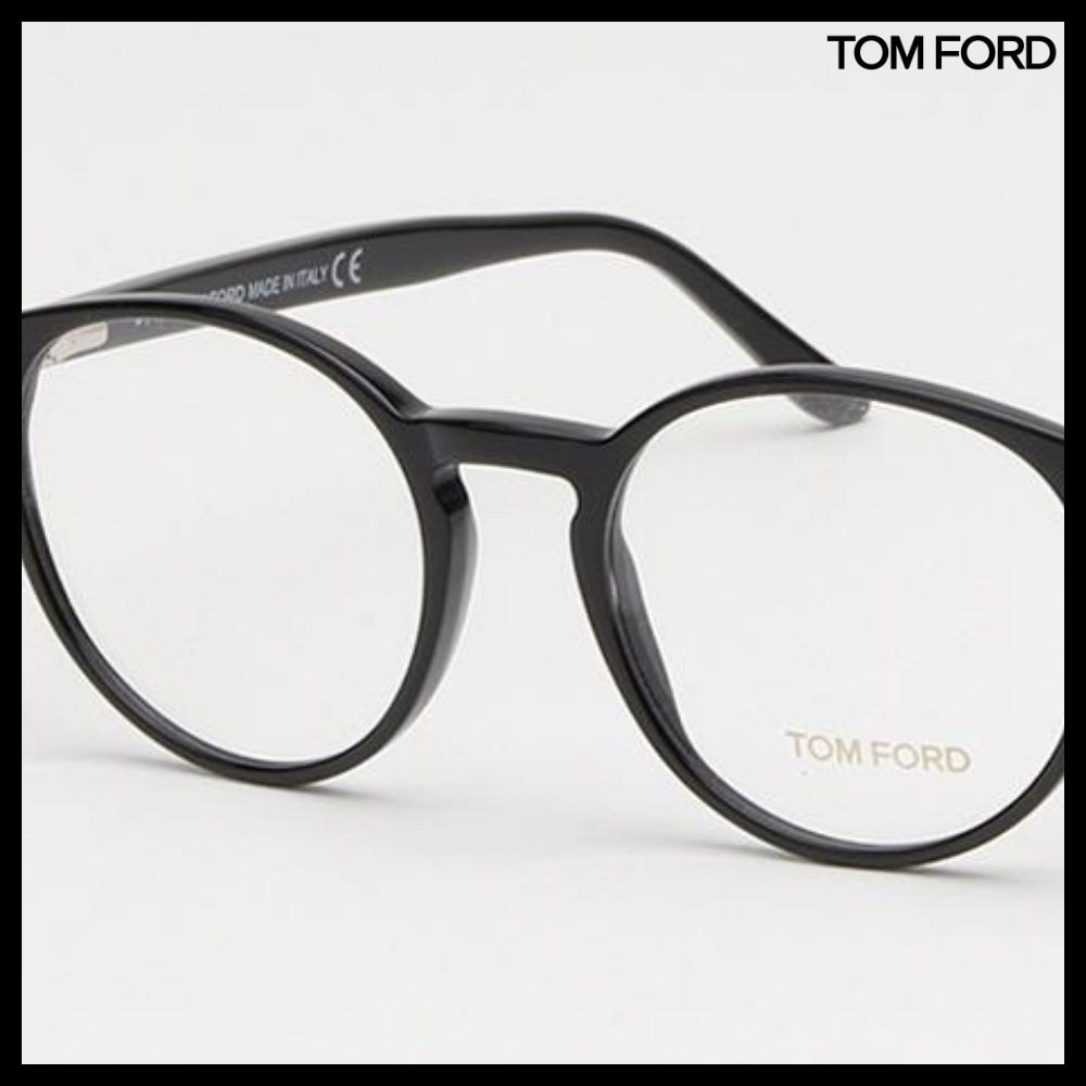 【TOM FORD】Round Horn-Rimmed Eyeglasses Unisex Daily