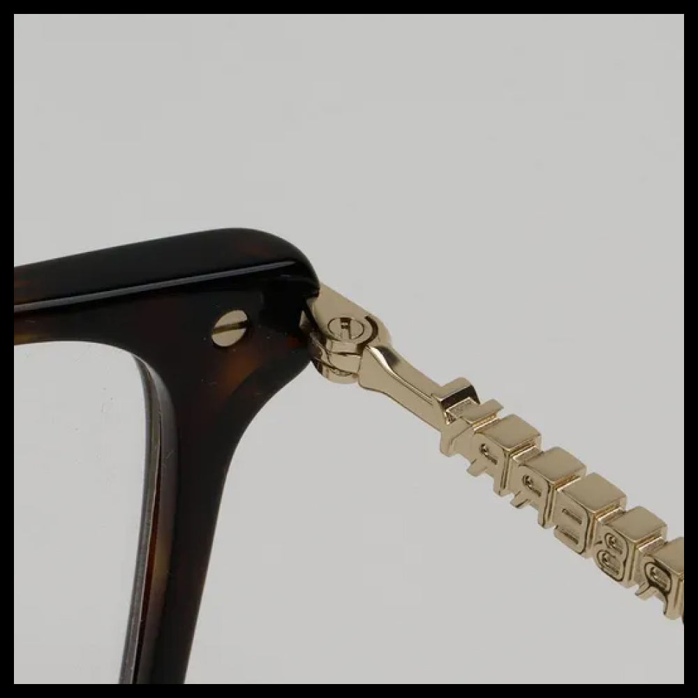 【Burberry】Square Dark Lightweight Horn-Rimmed Eyeglasses