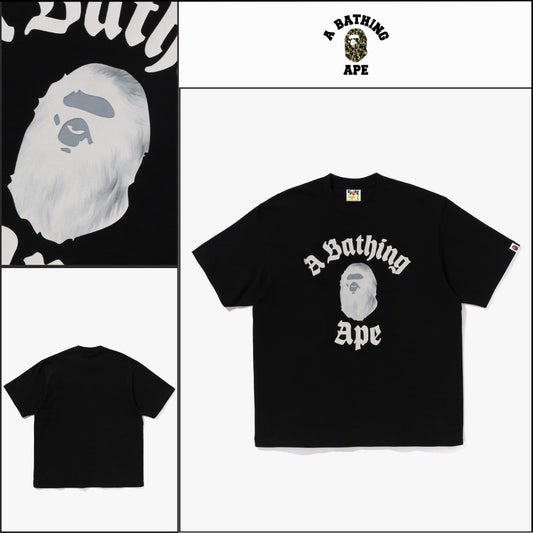 ◆BAPE◆ Tシャツ T Shirt Black ロゴ ストリート