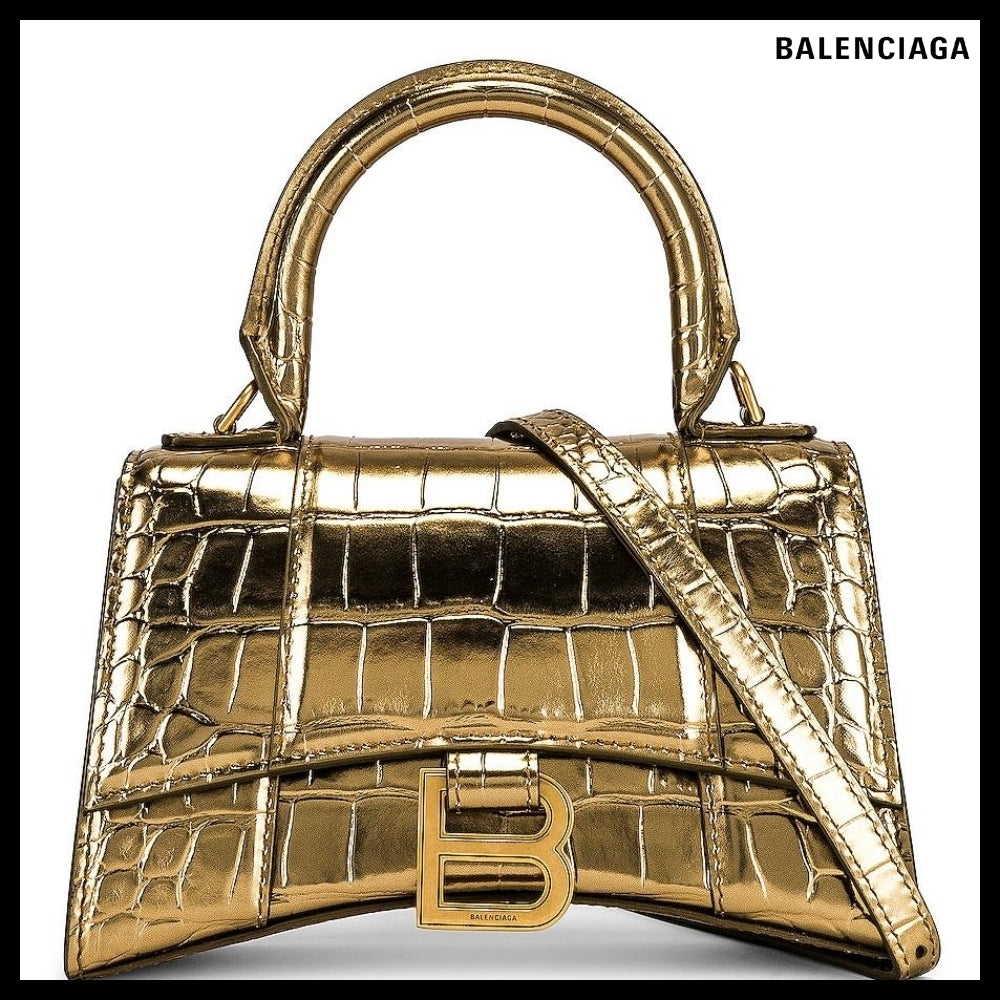 【BALENCIAGA 】Hourglass XS Top Handle Bag