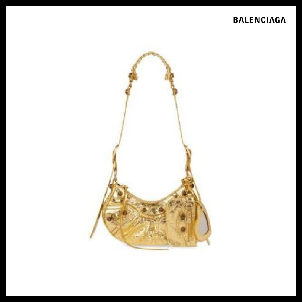 【BALENCIAGA】Le Cagole XS Shoulder Bag Gold