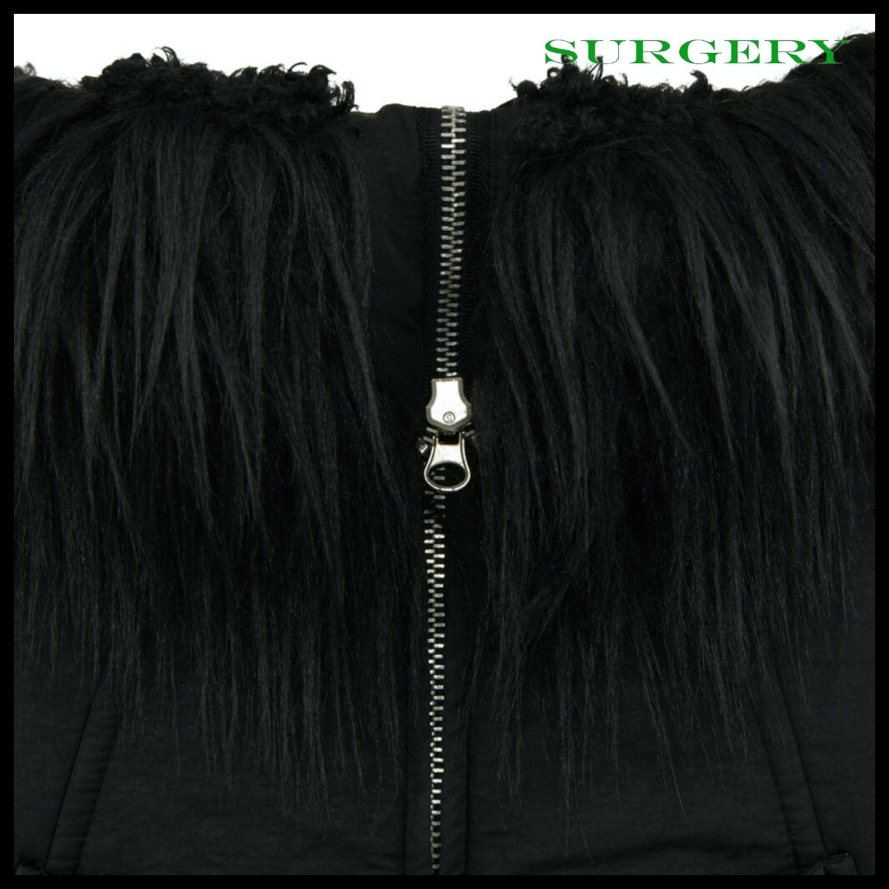 【SURGERY】Back-Forth Crop N2B Jumper Black