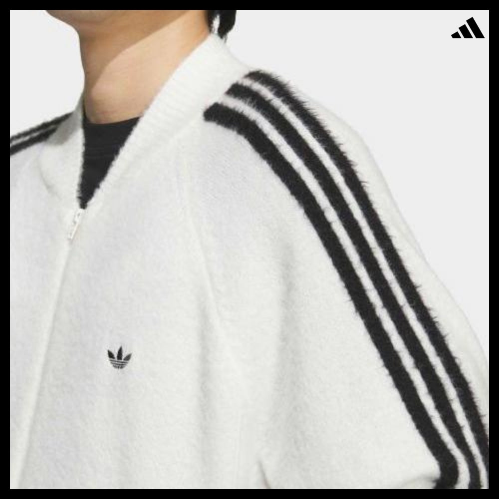 【ADIDAS】Knit Superstar White Track Top Track Jacket