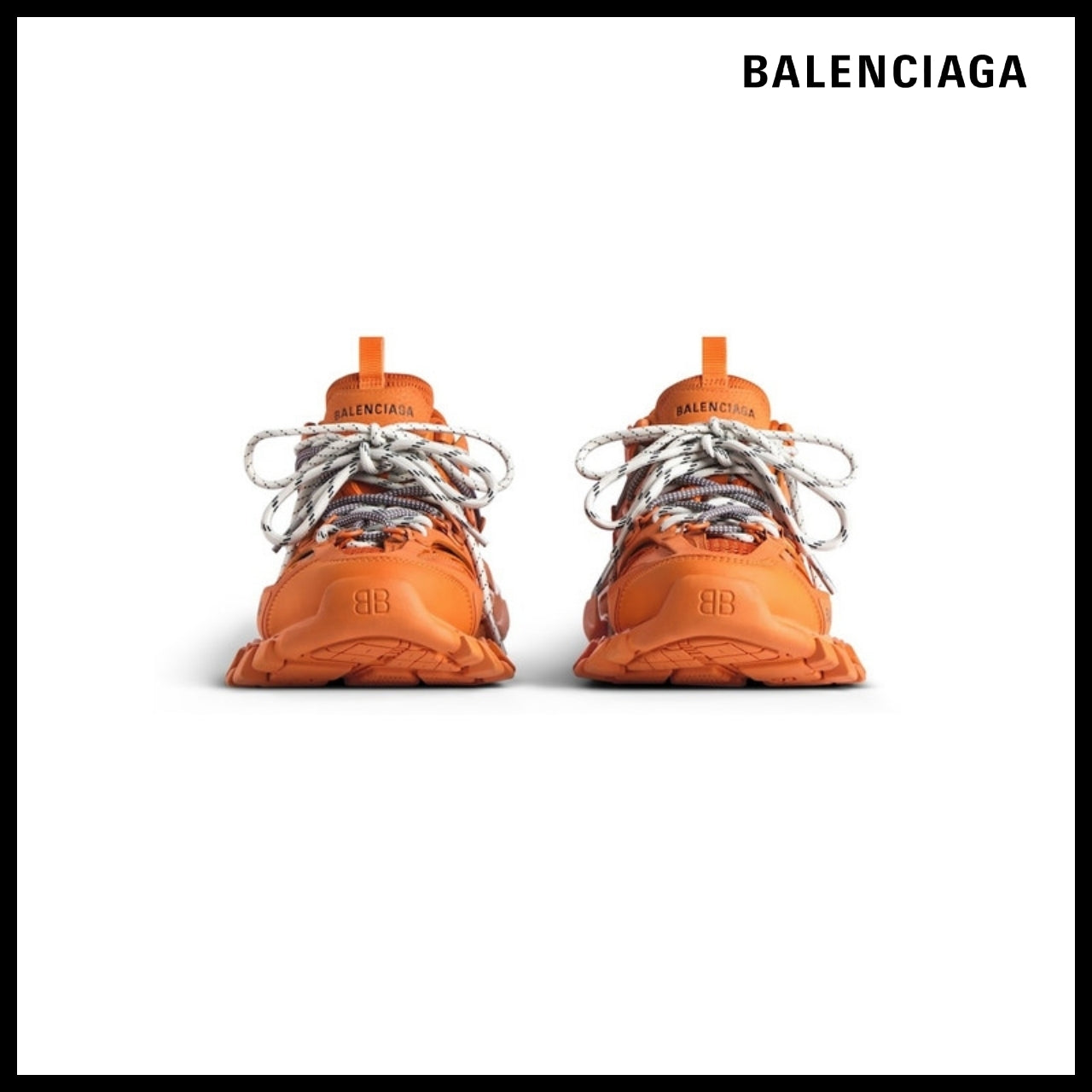 【BALENCIAGA】Men’s Track Trail Laces Sneaker in OrangeGrey