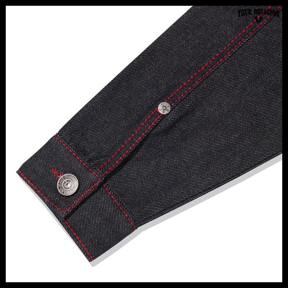 【TRUE RELIGION x KIRSH】Stitch Point Denim Crop Jacket