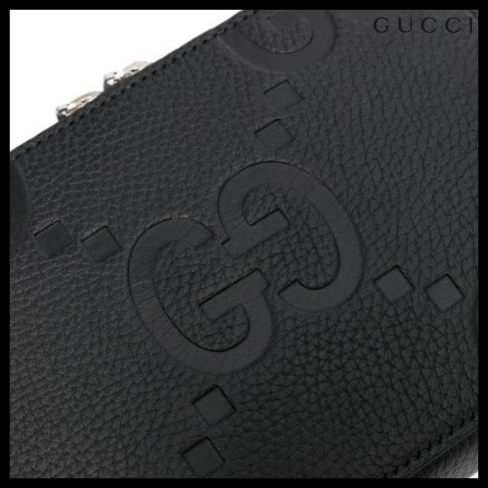 【GUCCI】Jumbo GG Calfskin Mini Crossbody Bag