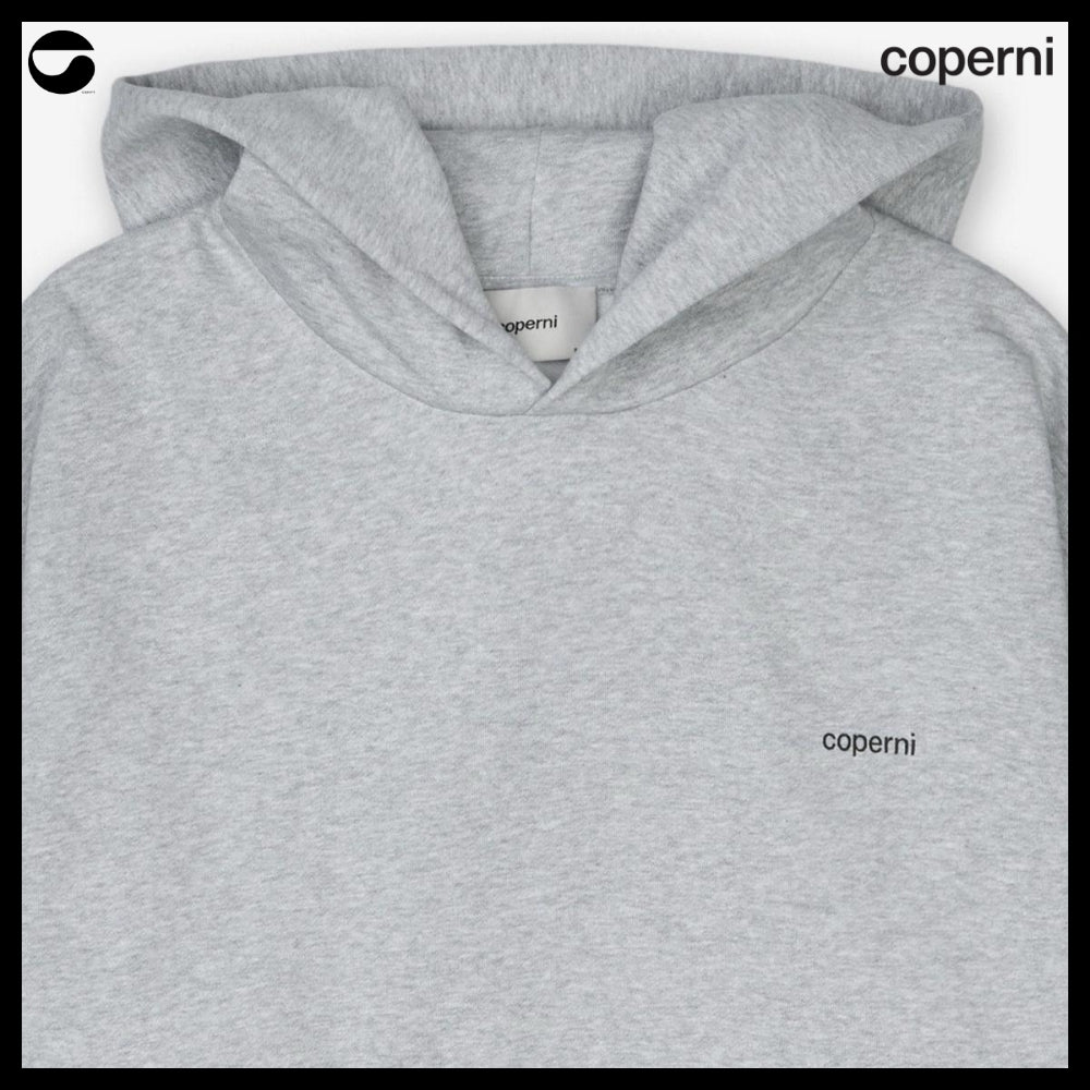 【Coperni】Basque Logo Hoodie Gray Black Print