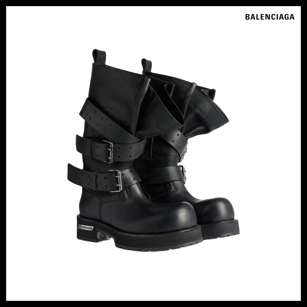 【Balenciaga】Venom High Boot Black