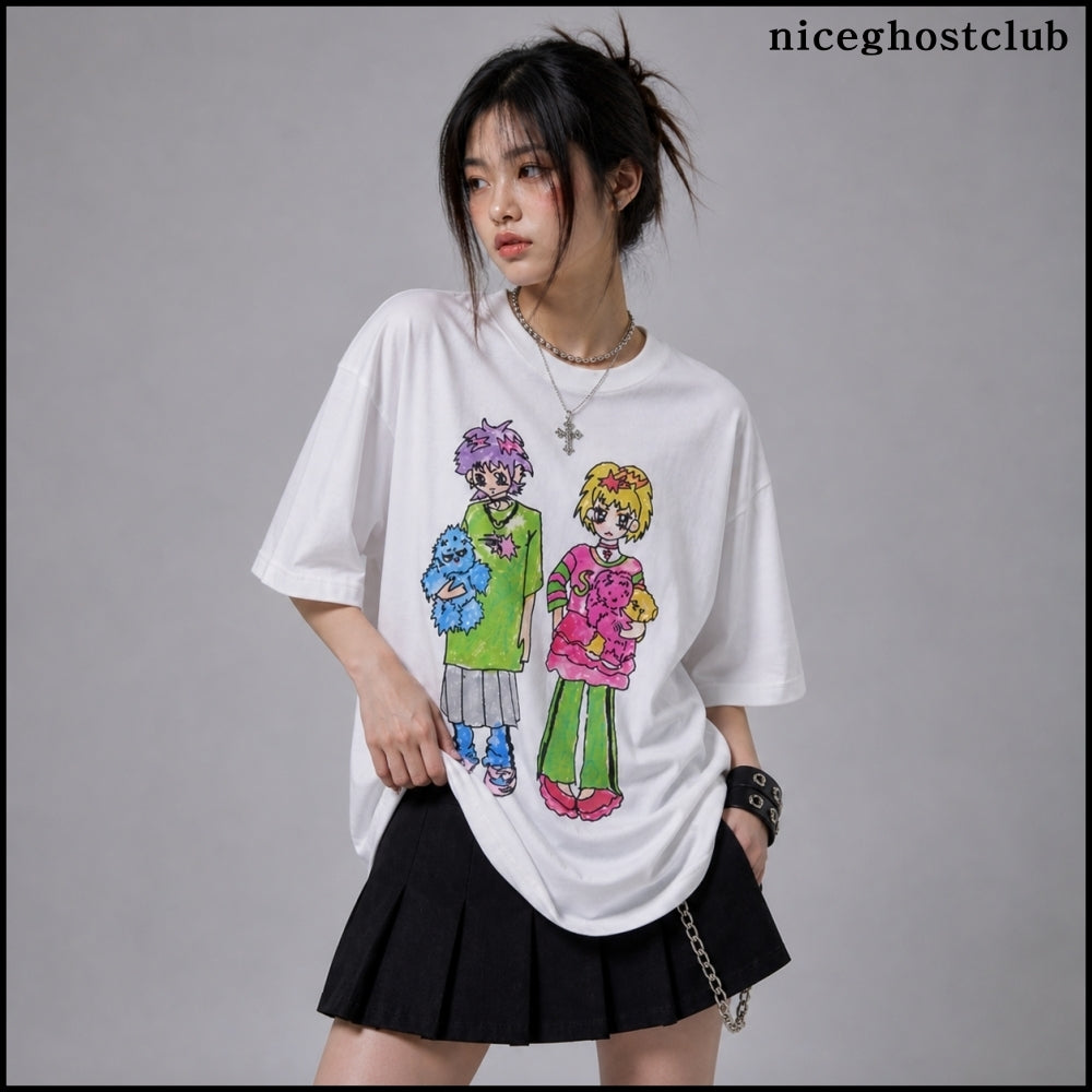 【NICE GHOST CLUB】GHOST SOUL GIRL BIG T-SHIRT 日本未発売