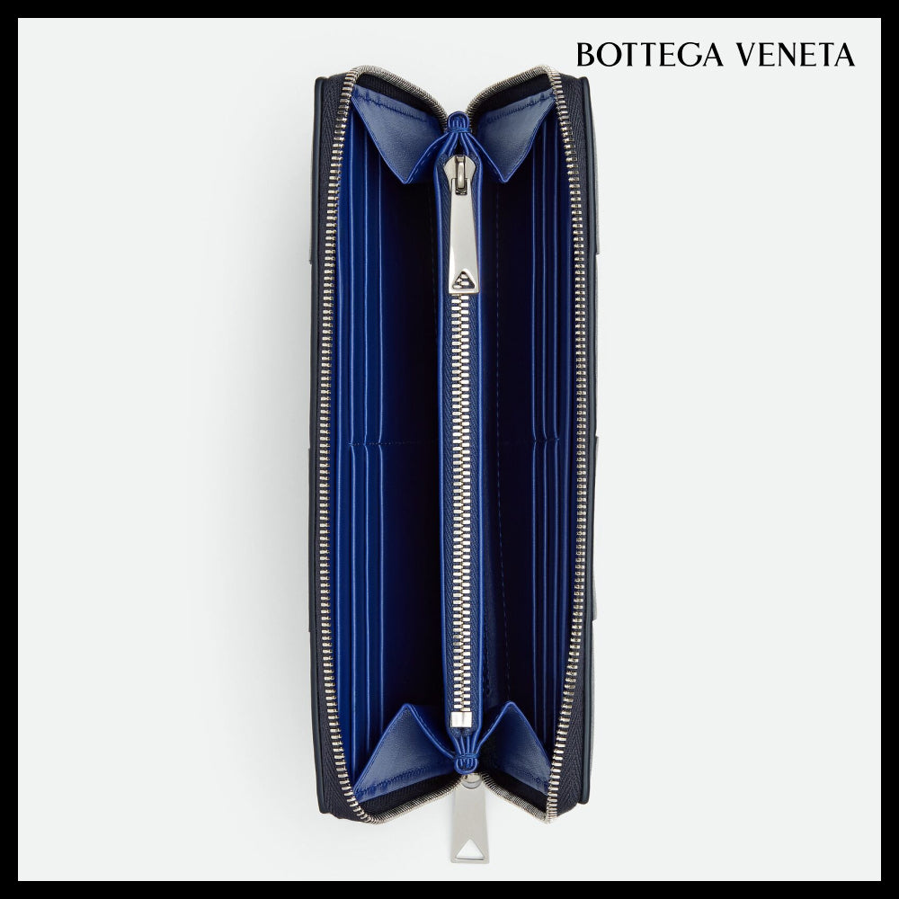 【韓国百貨店 BOTTEGA VENETA】Intrecciato Zip-Around Wallet