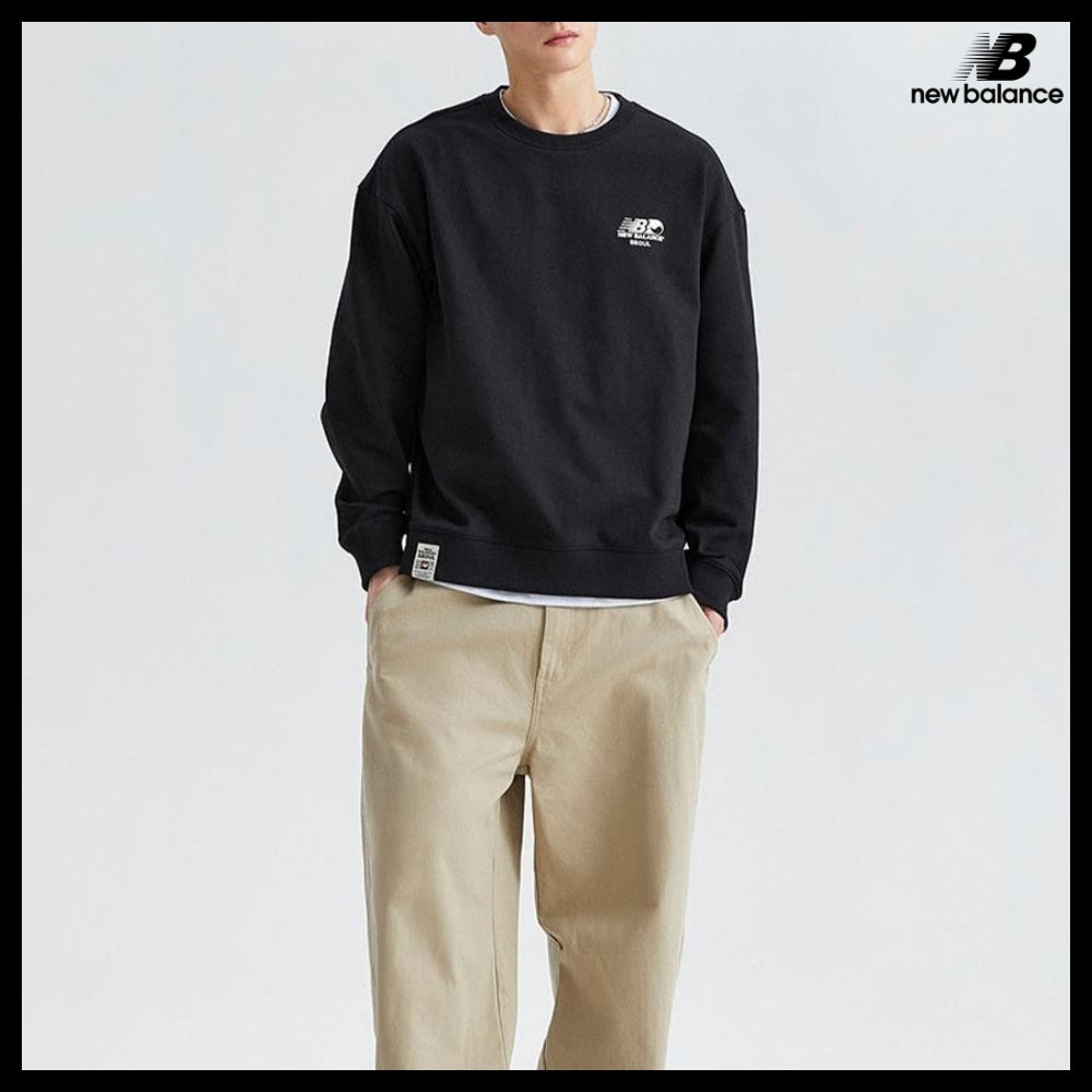 【New Balance】UNI NB Seoul Exclusive Sweatshirt Black