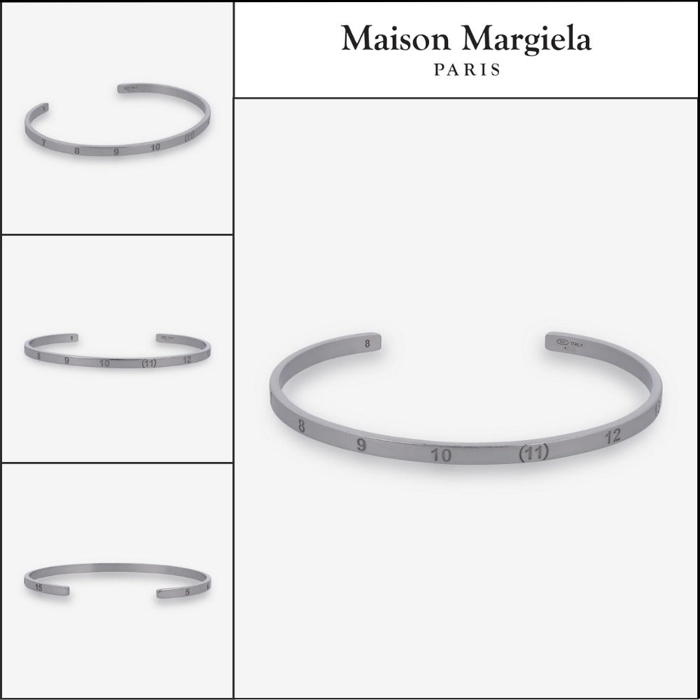 【Maison Margiela】ナンバーロゴ ミディアム 4MM ブレスレット