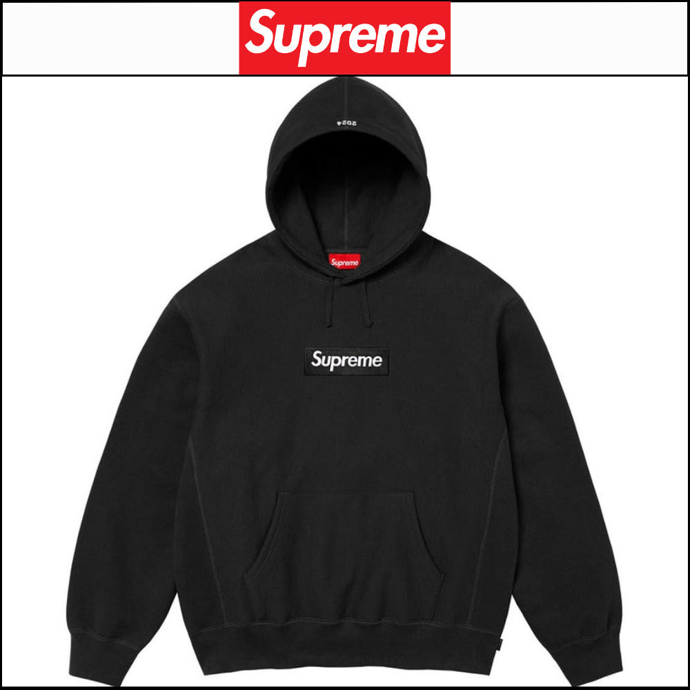 【Supreme】Box Logo Hooded Sweatshirt Black 24FW