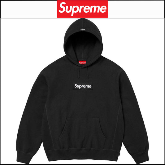 【Supreme】Box Logo Hooded Sweatshirt Black 24FW