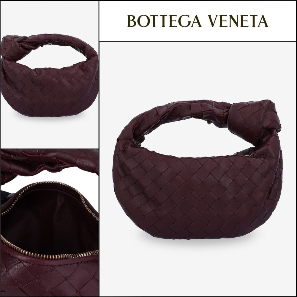 【BOTTEGA VENETA】Jodie Mini Tote Bag Barolo