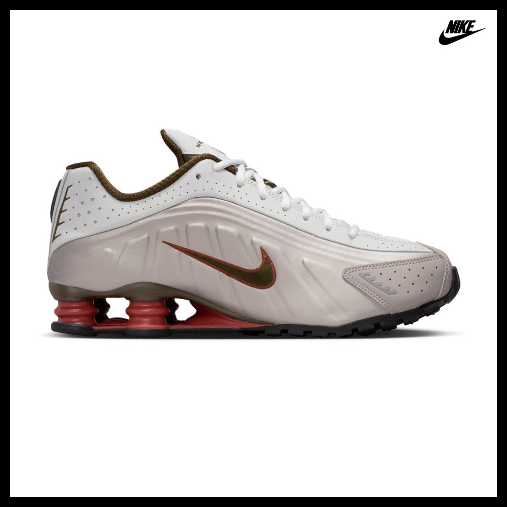 【NIKE】Shox R4 M Vast Grey Dusty Peach College