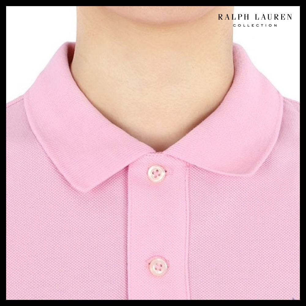 【POLO RALPH LAUREN】Pony Logo Midi Dress Pink
