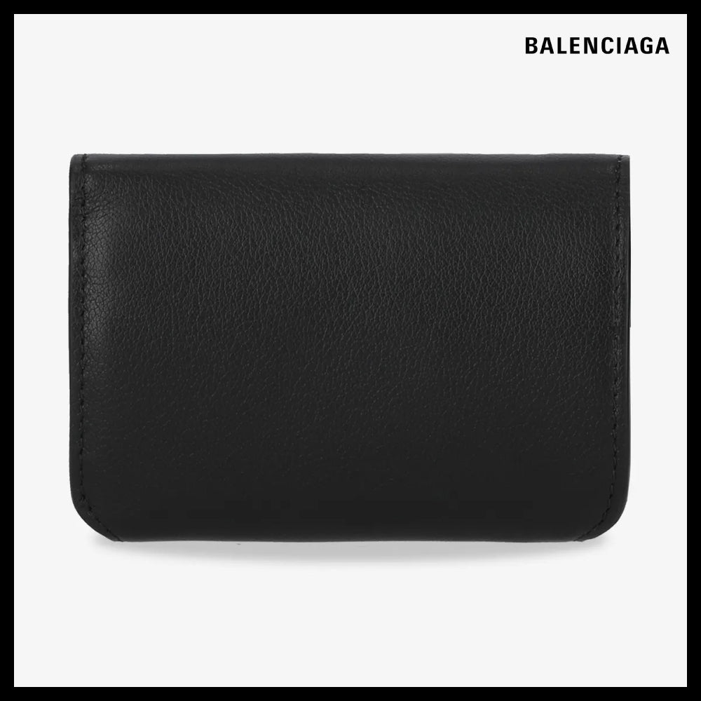 【BALENCIAGA】Cash 2.0 Mini Wallet - Black