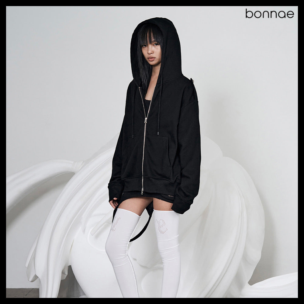 【Bonnae】Ai Zip-Up Hoodie