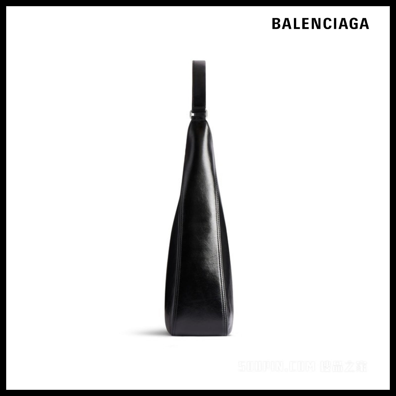 【BALENCIAGA】BB Soft Medium Hobo Bag Black