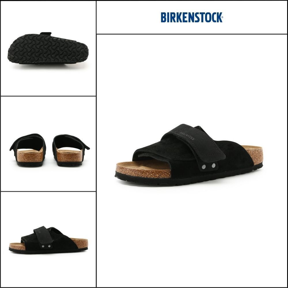 【BIRKENSTOCK】Kyoto Regular Nubuck Suede Leather Black