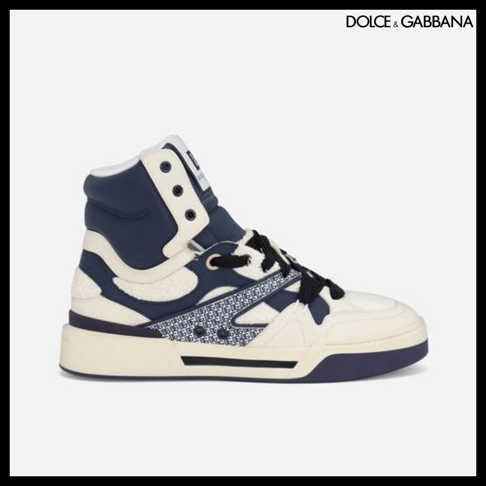 【Dolce & Gabbana】NEW ROMA HIGH-TOP SNEAKERS IN MIXED