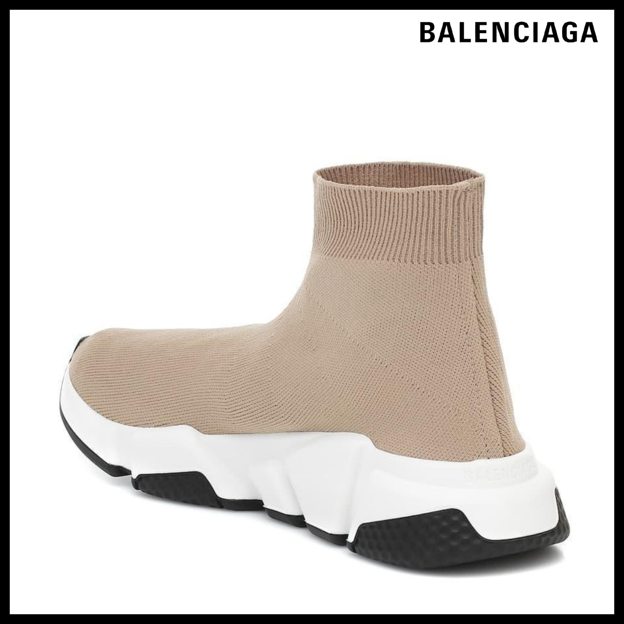 【BALENCIAGA】Speed Sneaker White Beige