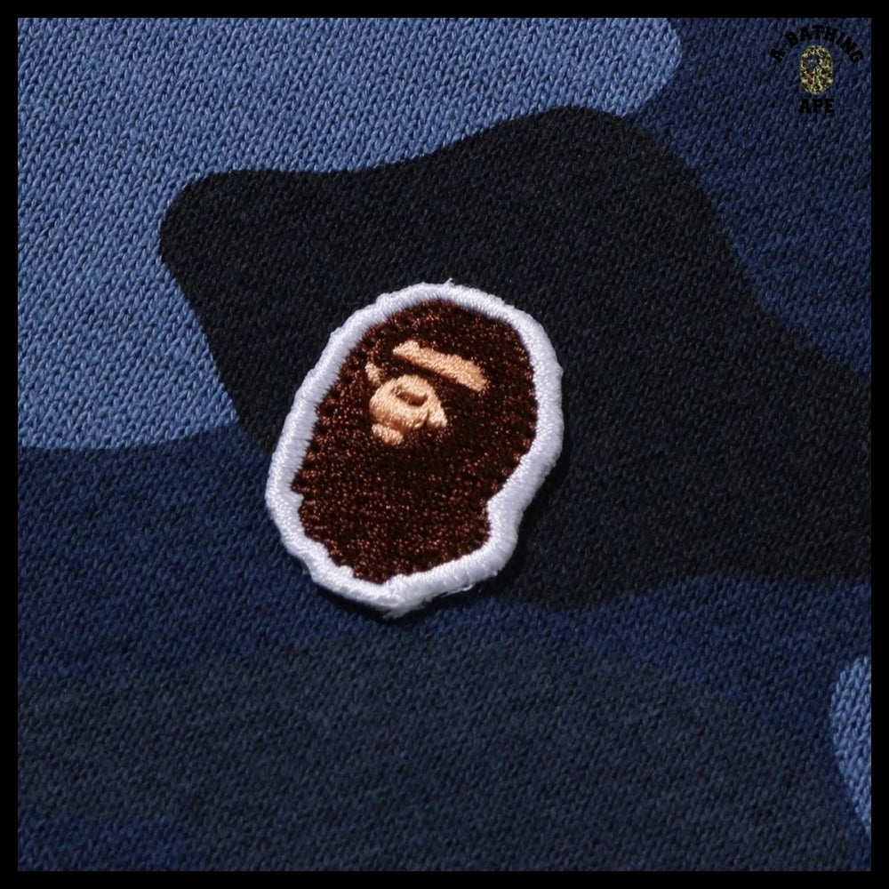 【A BATHING APE】One Point Color Camo Crop Full Zip Hoodie